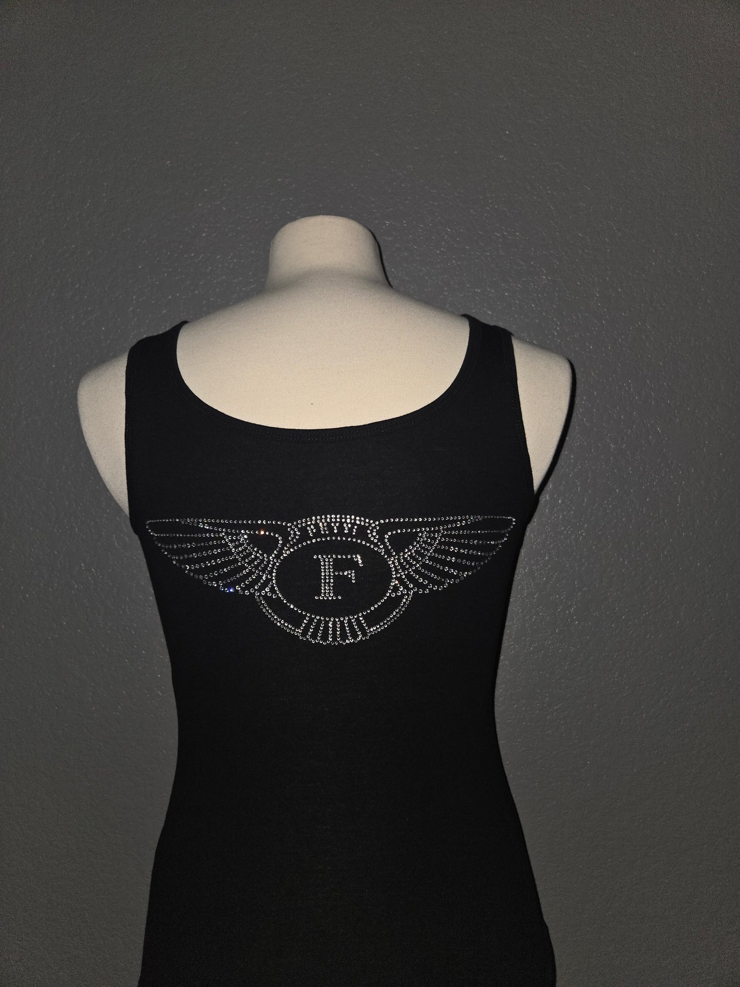 BLACK LADY TANK TOPS