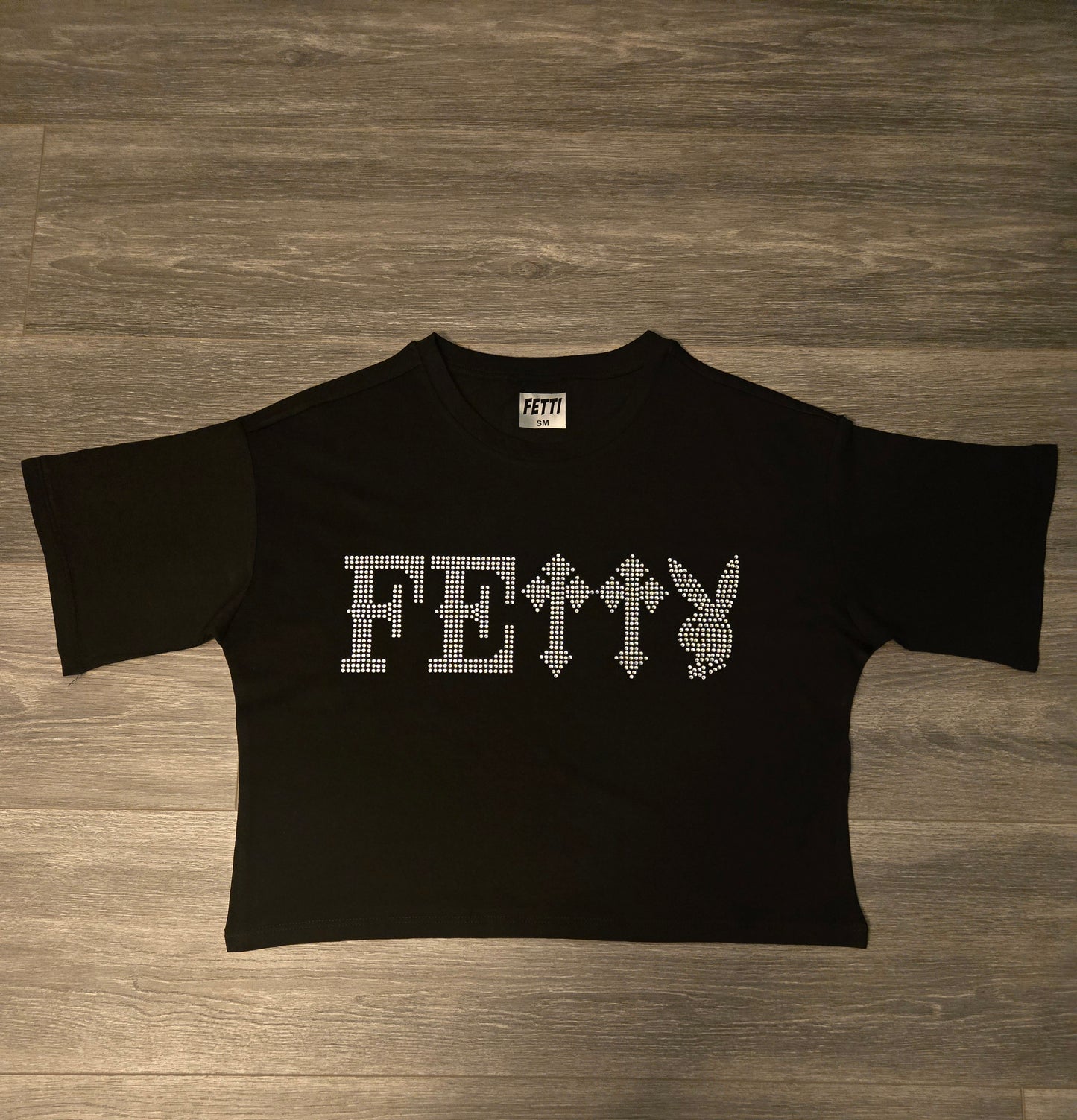 LADY CROP TOP FETTI TEES #PLAYBOYEDITION